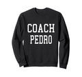 Coach Pedro Custom Football Sweatshirt - Minimalist Print for Adults
