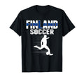 Finland Soccer Fans Jersey Finnish T-Shirt - Minimalist Print for Adults