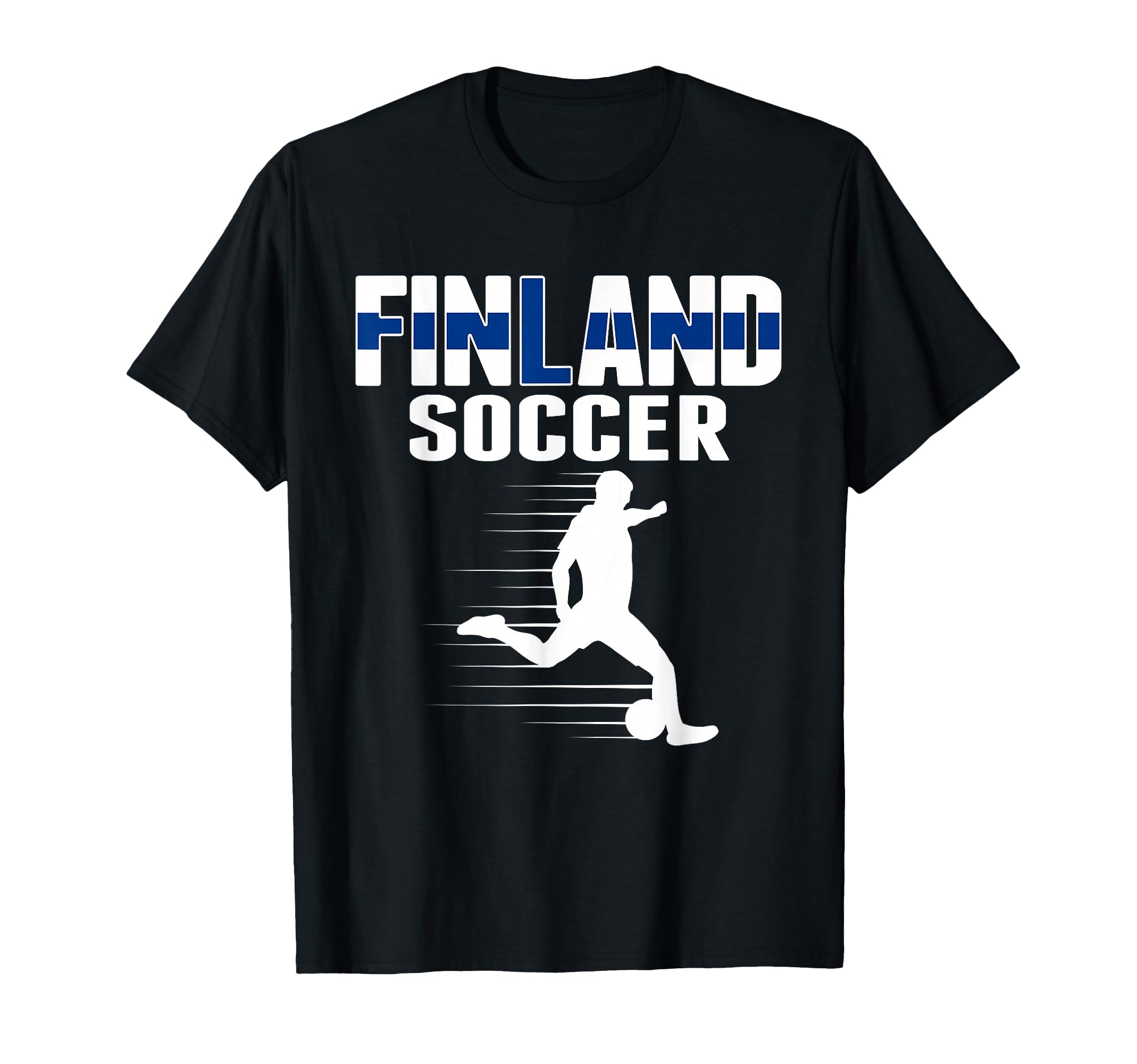 Finland Soccer Fans Jersey Finnish T-Shirt - Minimalist Print for Adults