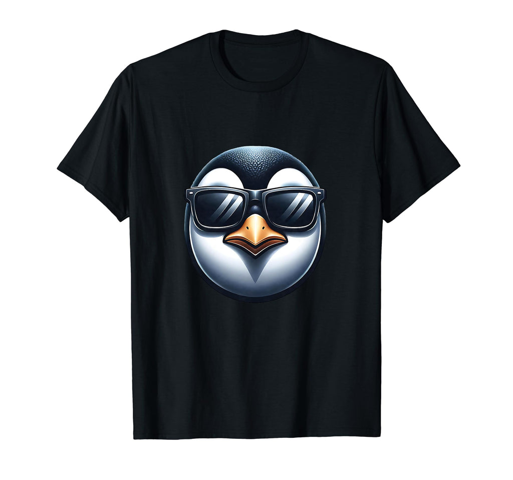 Penguin Soccer Player Champion Bird T-Shirt - Casual Everyday Wear Unisex