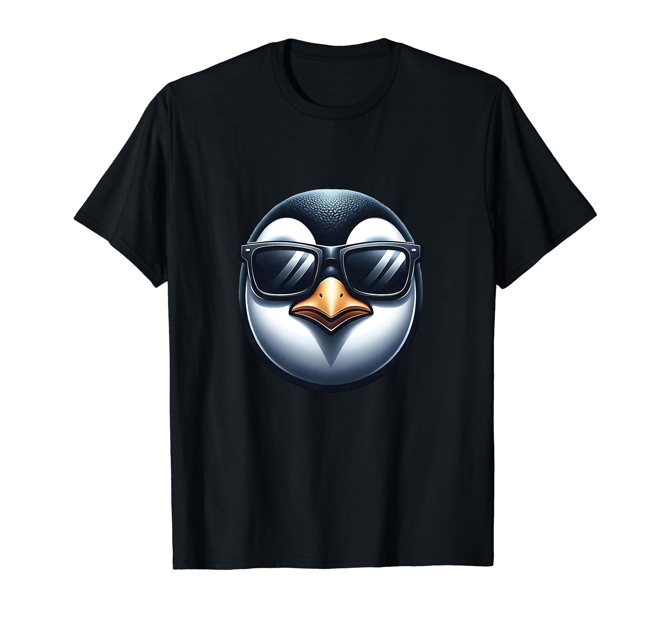Penguin Soccer Player Champion Bird T-Shirt - Casual Everyday Wear Unisex