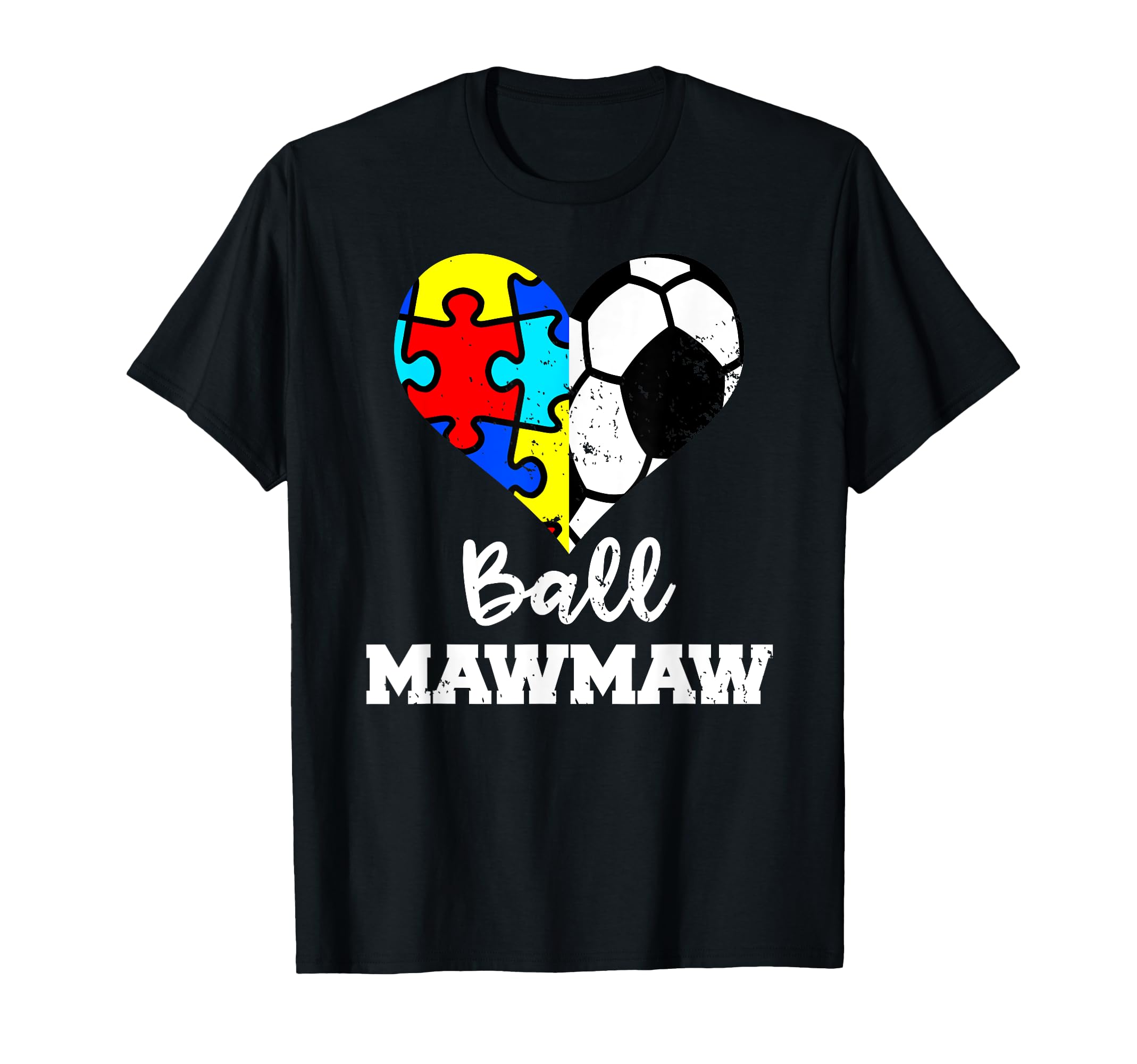 Autism Soccer Mawmaw Funny Autism T-Shirt - Aesthetic Graphic Men Women
