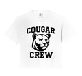 Cougar Crew Mascot Team Spirit School T-Shirt - Unique Graphic Unisex