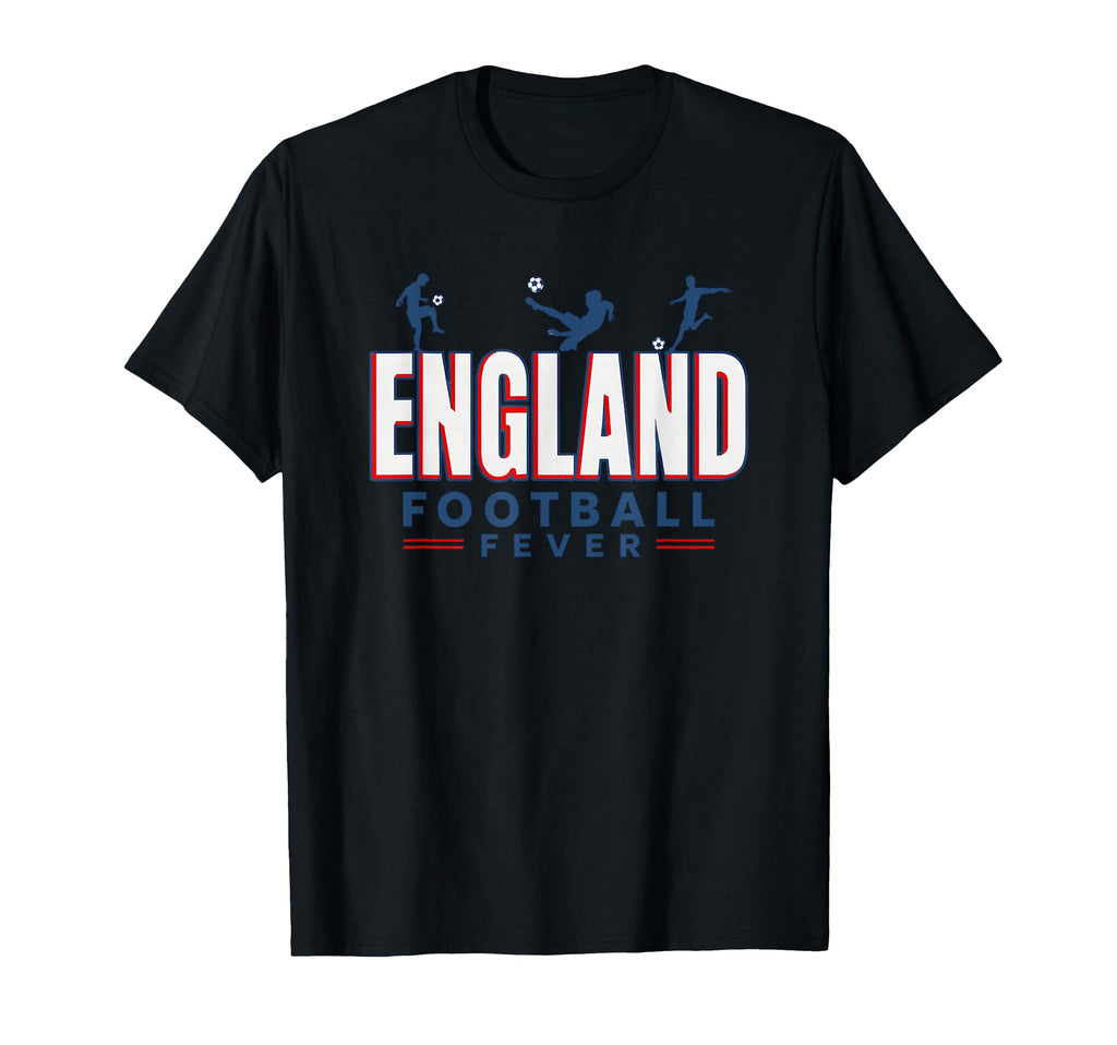 England Football Fever 2026 Soccer Fans T-Shirt - Graphic Print Men Women