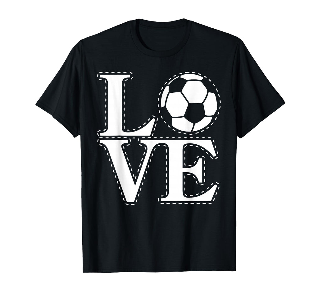Love Soccer Mom Player Fan Soccer T-Shirt - Fun Novelty Design for Adults