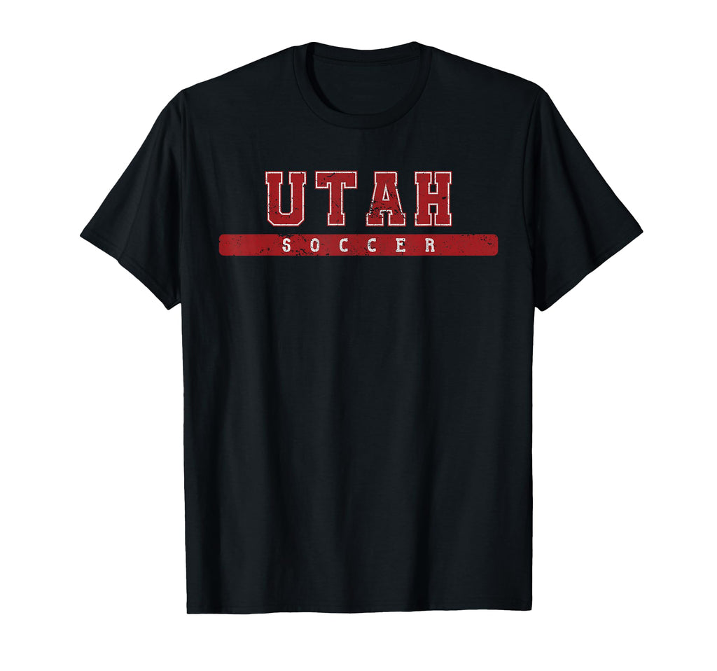 Utah Soccer Tees Tanks Tops T-Shirt - Trendy Graphic for Adults