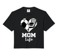 Mom Life Heart Funny Soccer Hockey Hoodie - Casual Everyday Wear Unisex