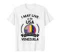 May Live Usa But My Story Began T-Shirt - Minimalist Print Men Women