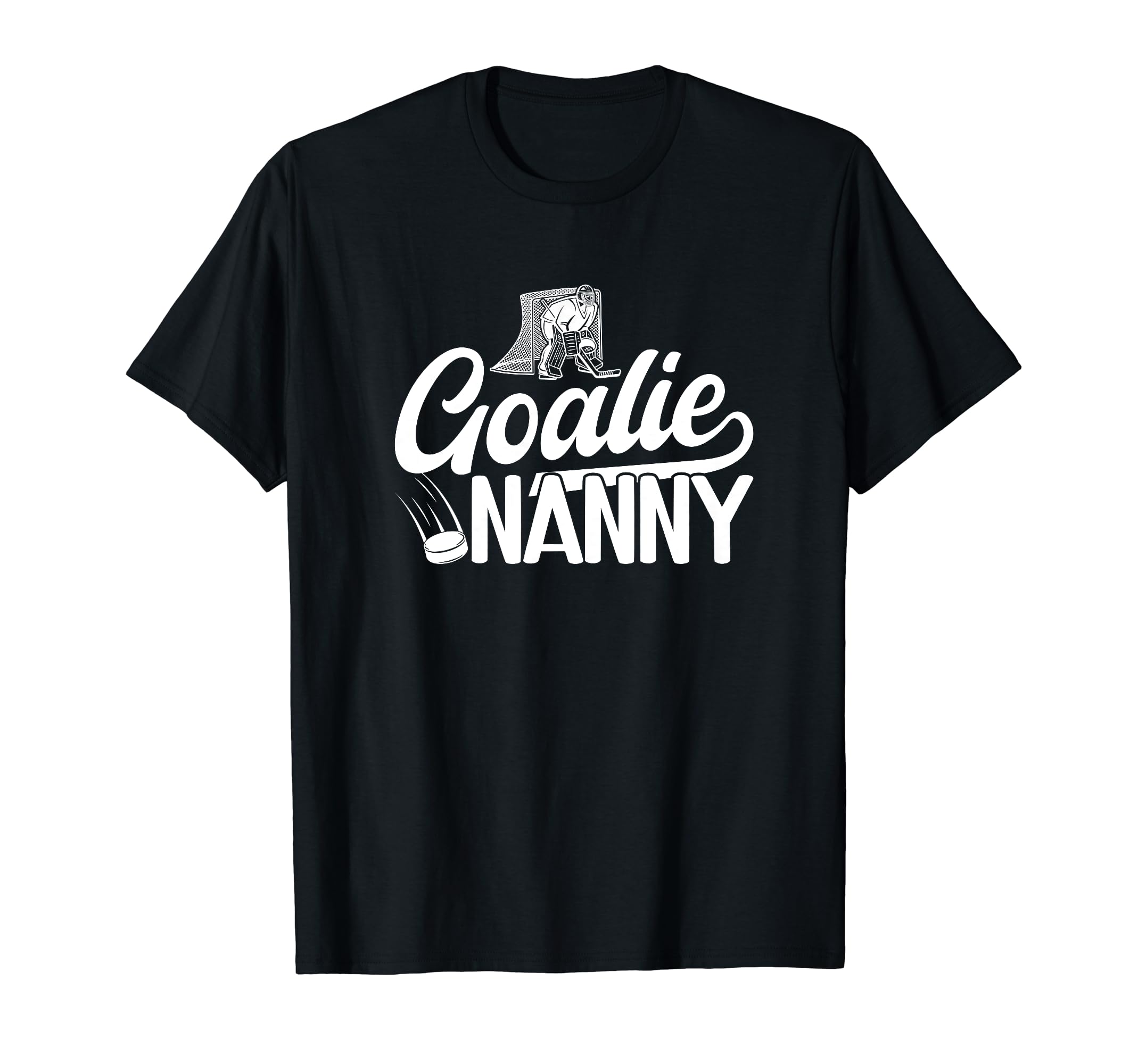 Ice Hockey Goalie Nanny Ice Hockey T-Shirt - Graphic Print Unisex