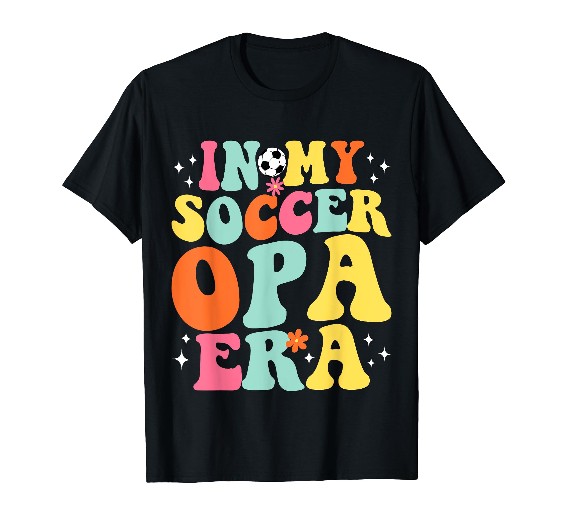 My Soccer Opa Era Game Day Groovy T-Shirt - Streetwear Style for Adults