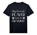 Mens Soccer My Favorite Player Calls T-Shirt - Minimalist Print for Adults