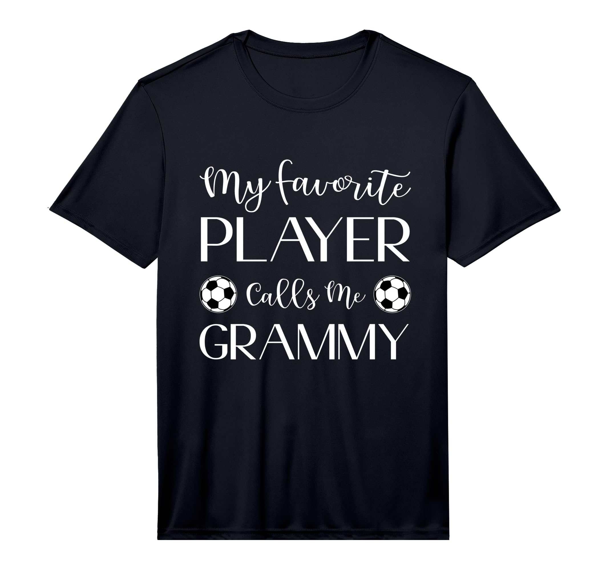 Mens Soccer My Favorite Player Calls T-Shirt - Minimalist Print for Adults