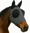 Horse Fly Mask - Arab Equine Fly Mask with Full Coverage for Eye & Ear - Stretchable, UV & Sun Protection Flymask for Horses, Ponies & Mini Horses - Horse Face Cover for Pasture & Trail - Stars