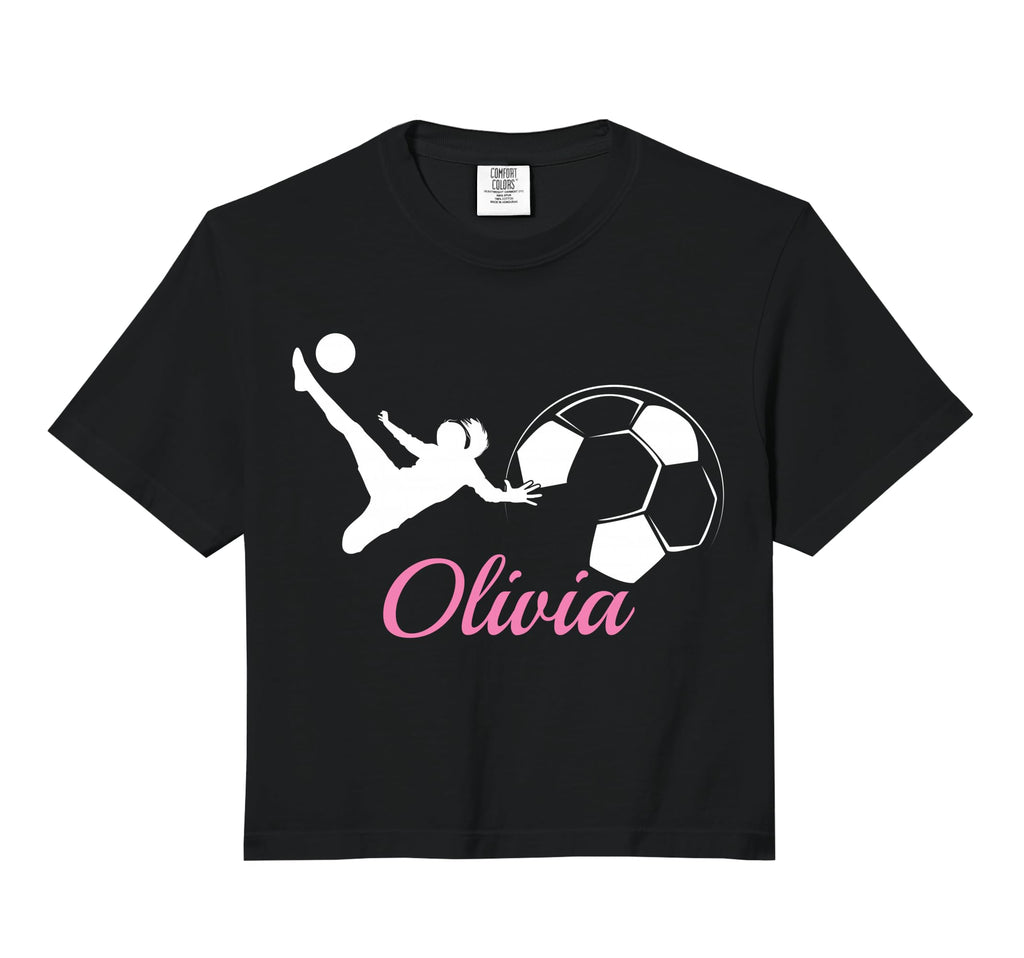 Olivia Name Soccer Personalized Gift Hoodie - Minimalist Print Men Women