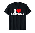 I Love Arizona I Heart Arizona T-Shirt - Custom Art Print for Adults