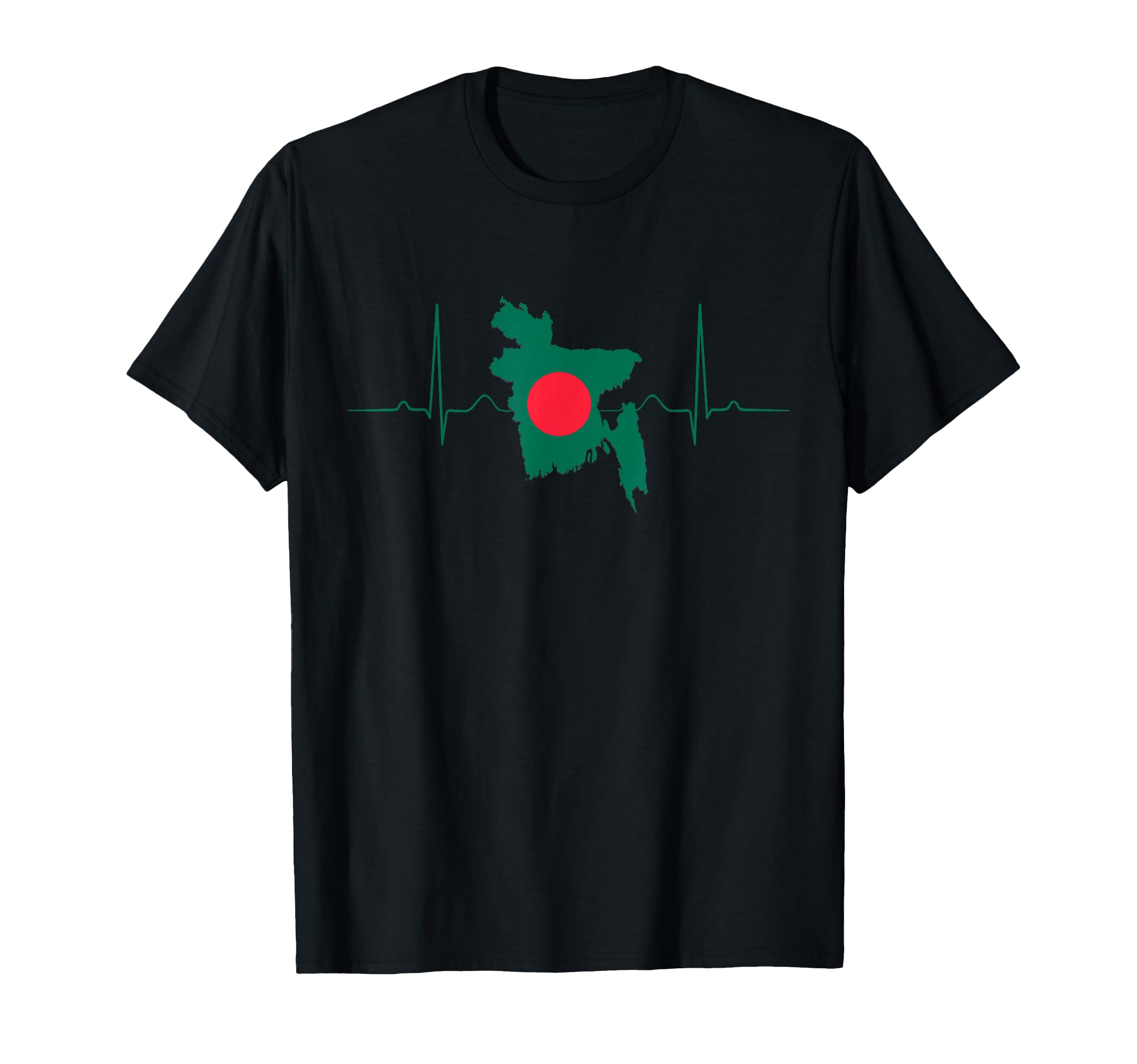 Bangladesh Heart Bangladeshi T-Shirt - Custom Art Print for Adults