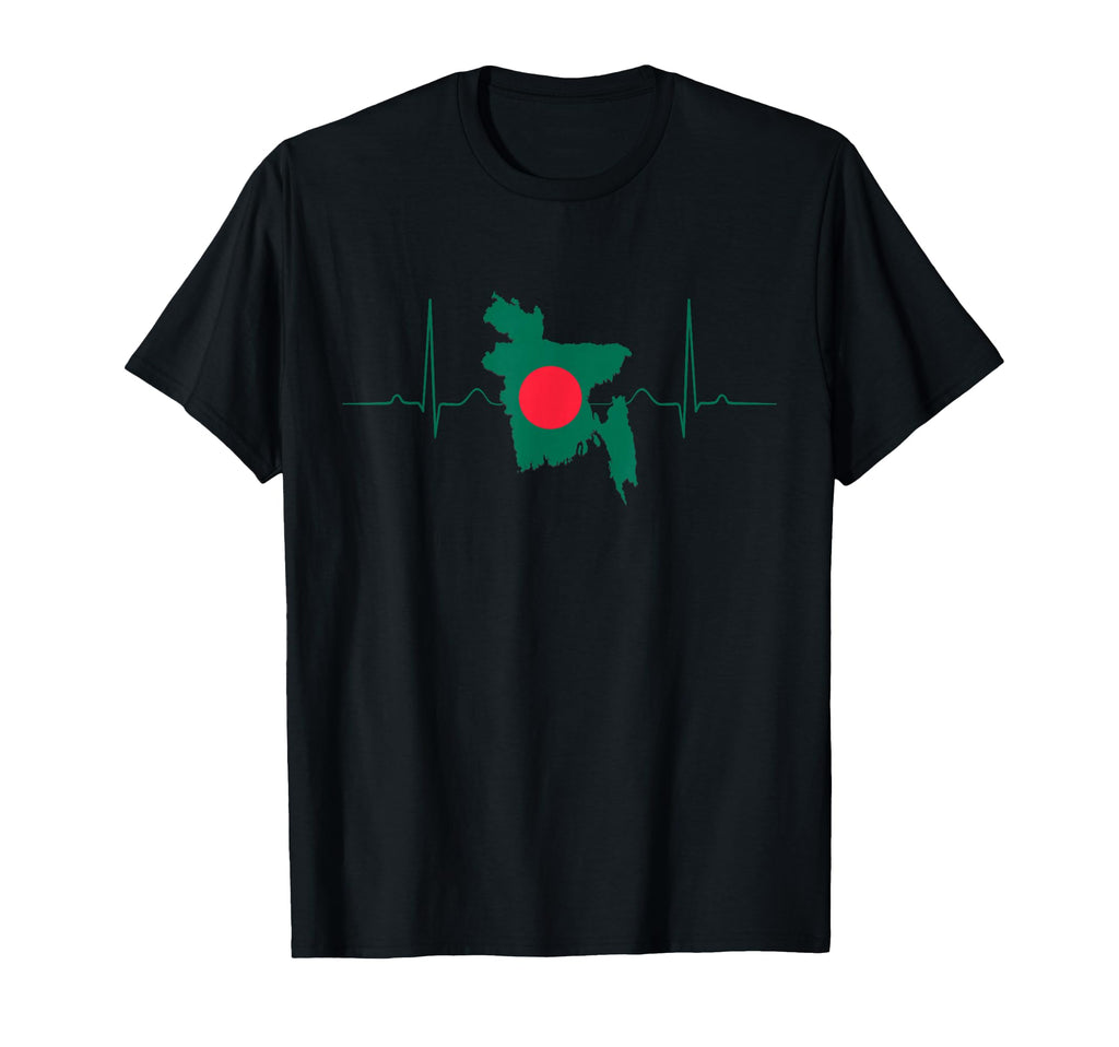 Bangladesh Heart Bangladeshi T-Shirt - Casual Everyday Wear Unisex