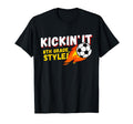 Kickin It 8Th Grade First Day Soccer T-Shirt - Unique Graphic for Adults