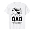 2027 Senior Soccer Dad Proud Family T-Shirt - Novelty Apparel for Adults