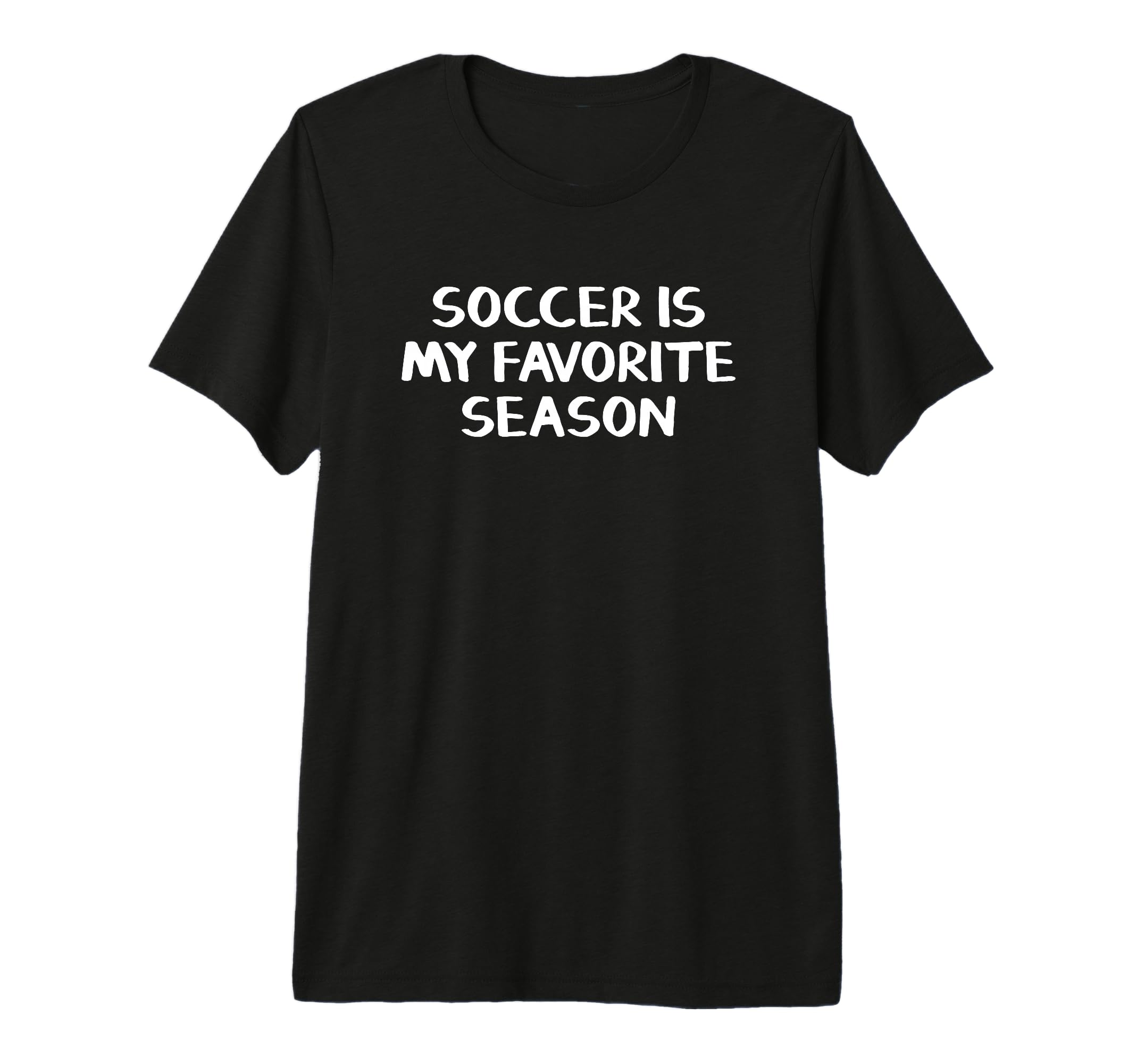 Soccer Is My Favorite Season Tri Blend T-Shirt - Aesthetic Graphic Unisex