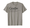 Funny Goalie Gear Goalkeeper Definition T-Shirt - Minimalist Print Unisex