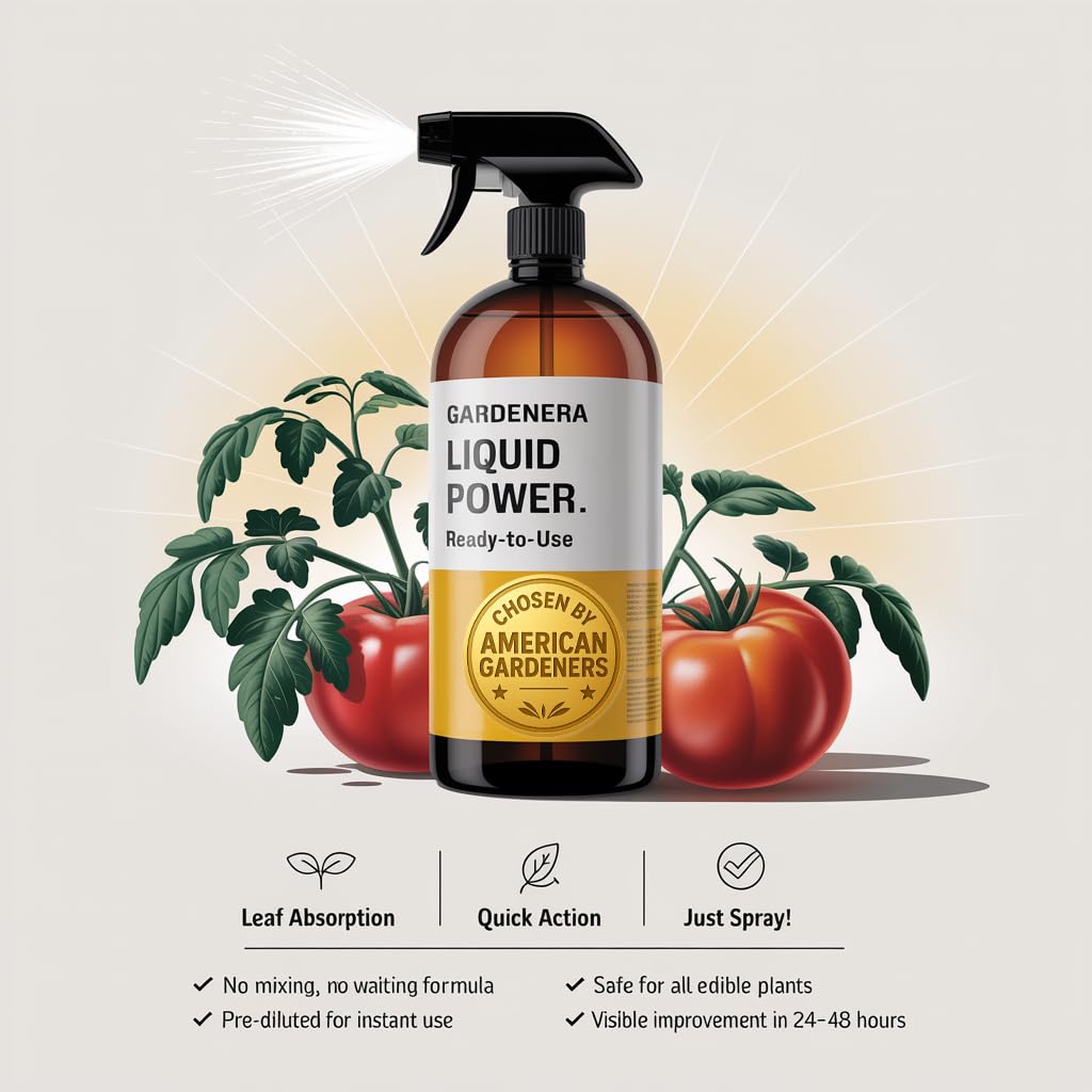 Liquid Power Pepper Fertilizer Spray – Ready-to-Use Liquid Plant Food Mist for Pepper – Premixed, Easy Application – Fast-Acting Formula for Growth, Roots & Yield – Indoor & Outdoor Use – 8 oz
