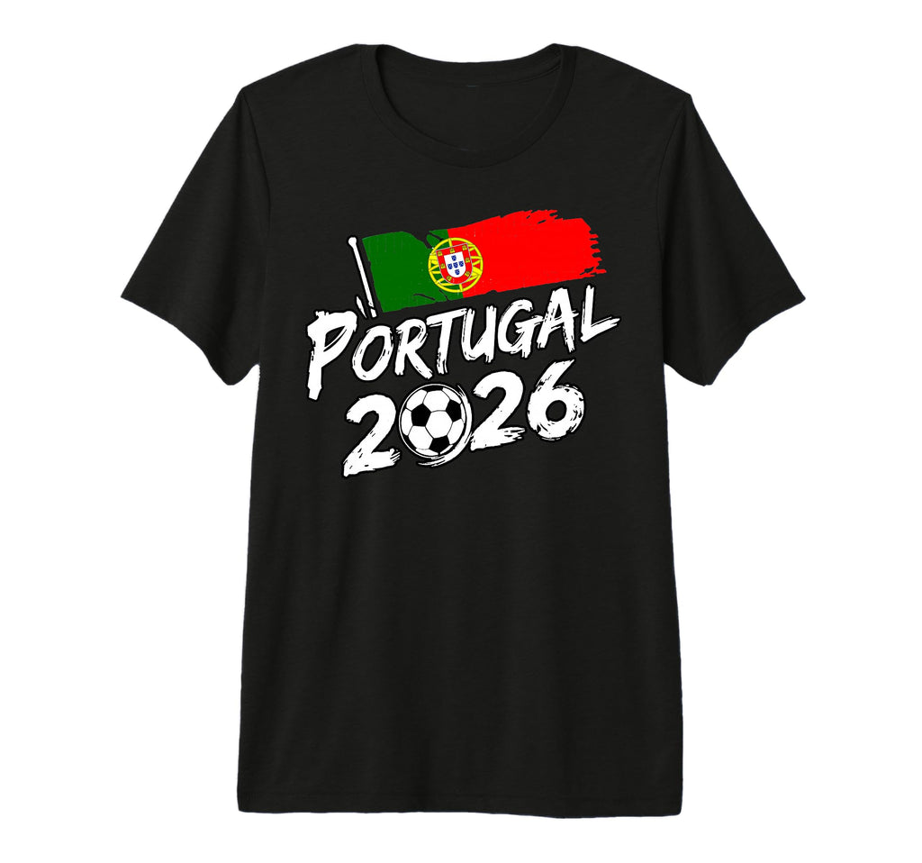 Portugal Football Soccer Game T-Shirt - Casual Everyday Wear for Adults