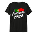 Portugal Football Soccer Game T-Shirt - Casual Everyday Wear for Adults