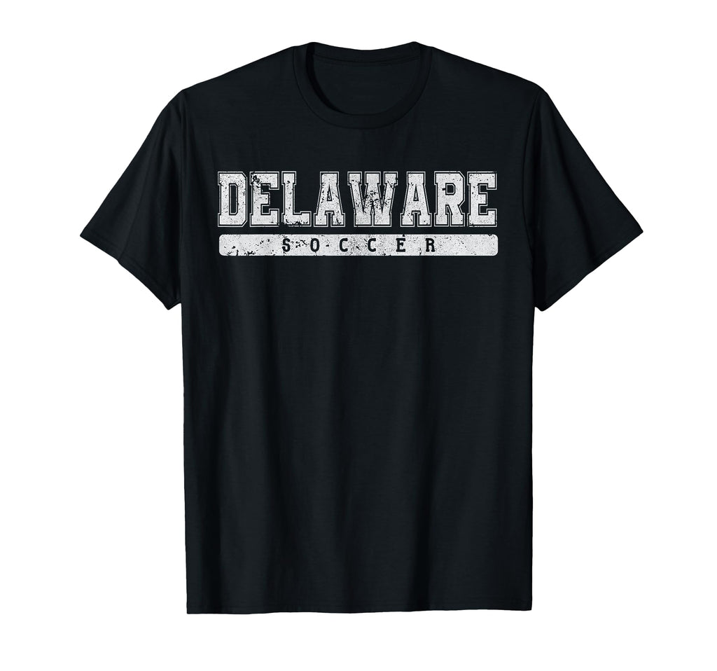Delaware Soccer Tees Tanks Tops Hoodie - Minimalist Print for Adults