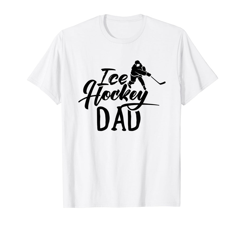 Ice Hockey Dad Coach Player Team Hobby T-Shirt - Fun Novelty Design Unisex