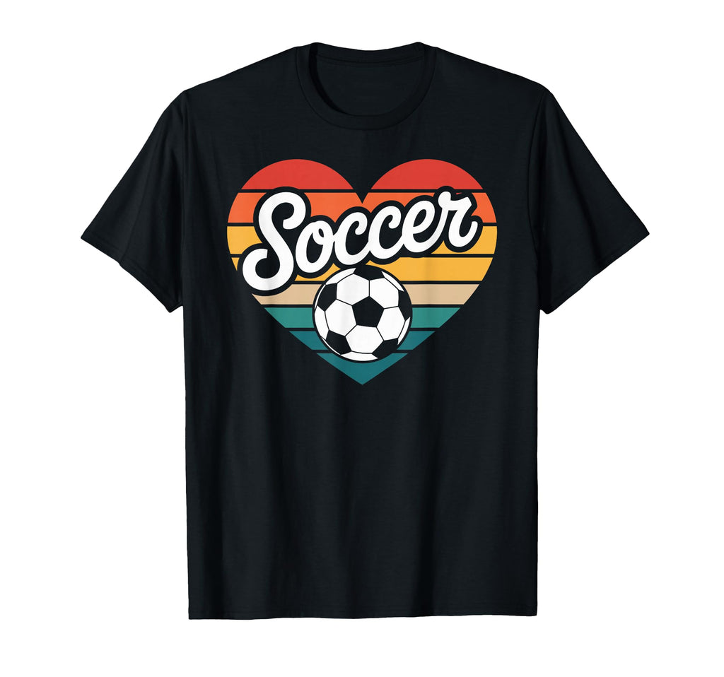 Soccer Player Heart T-Shirt - Aesthetic Graphic for Adults