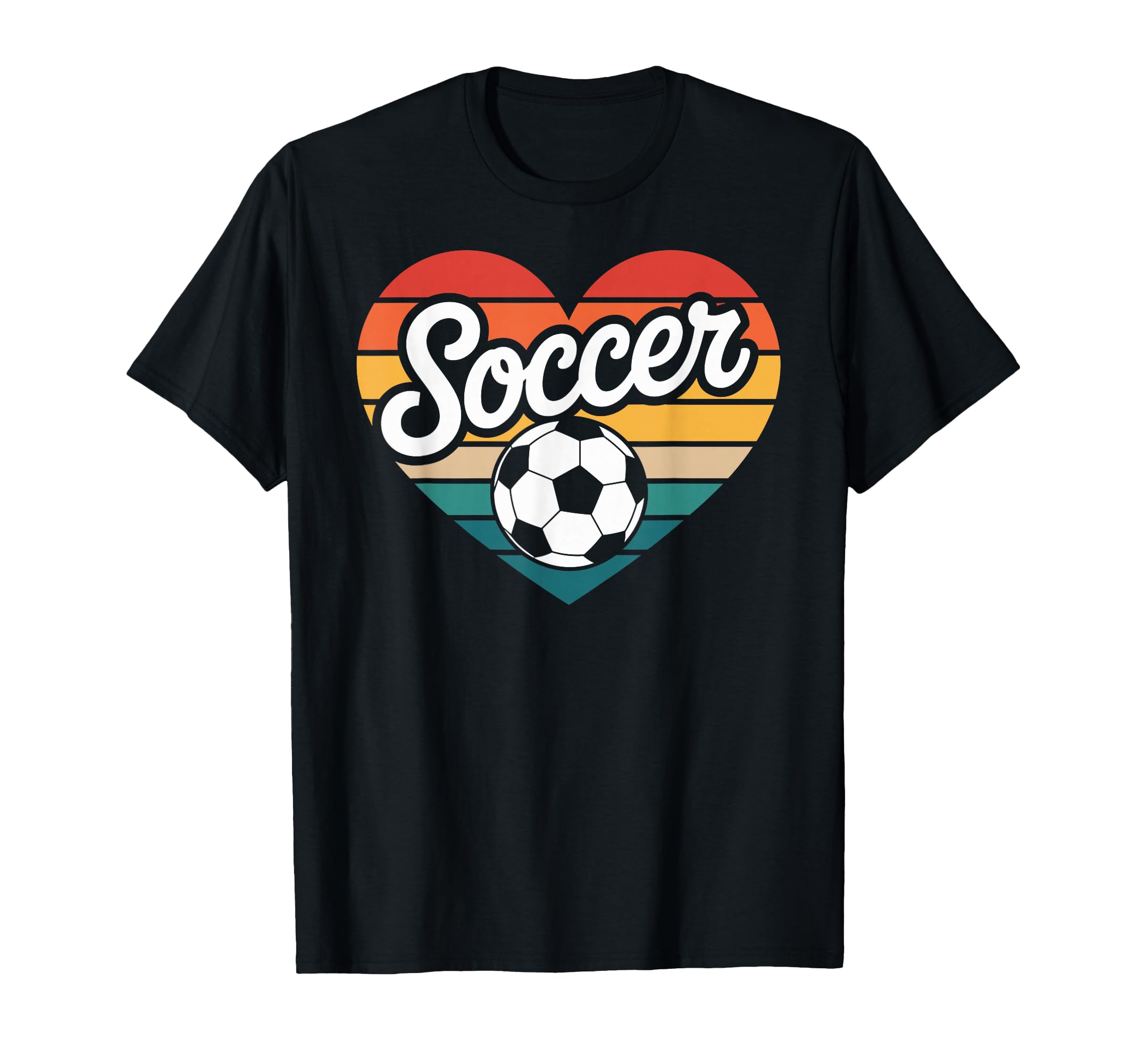 Soccer Player Heart T-Shirt - Aesthetic Graphic for Adults