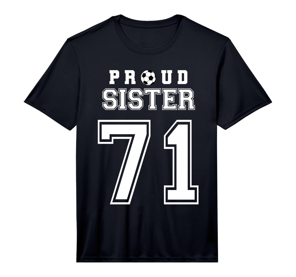 Number 71 Custom Proud Soccer Futbol T-Shirt - Aesthetic Graphic Men Women