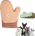 2025 New Pet Hair Removal Glove, Upgrade Electrostatic Pet Grooming Gloves for Cats and Dogs, Efficient Cat Gloves