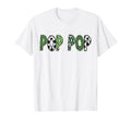 Soccer Pop Pop Birthday Soccer T-Shirt - Casual Everyday Wear for Adults