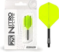 RED DRAGON Darts – Nitro Flite Integrated Flight & Shaft System – No.2 Shape and Design - Available in Short, Intermediate & Medium - Available in Variety of Colours - Professional Darts Accessories