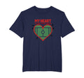 My Heart Is That Field Soccer Fan T-Shirt - Fun Novelty Design for Adults
