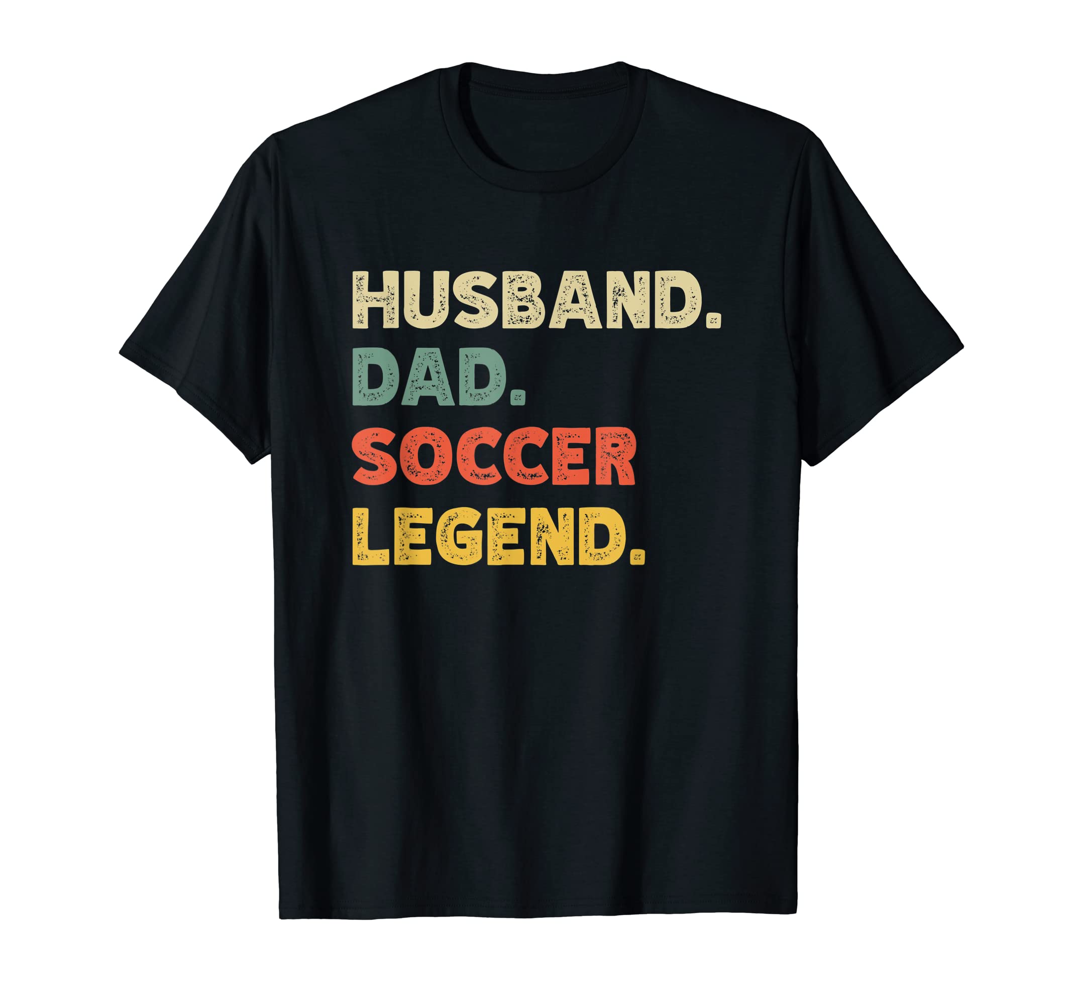 Mens Mens Funny Husband Dad Soccer T-Shirt - Streetwear Style for Adults