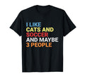 I Like Cats And Soccer Lover T-Shirt - Custom Art Print for Adults