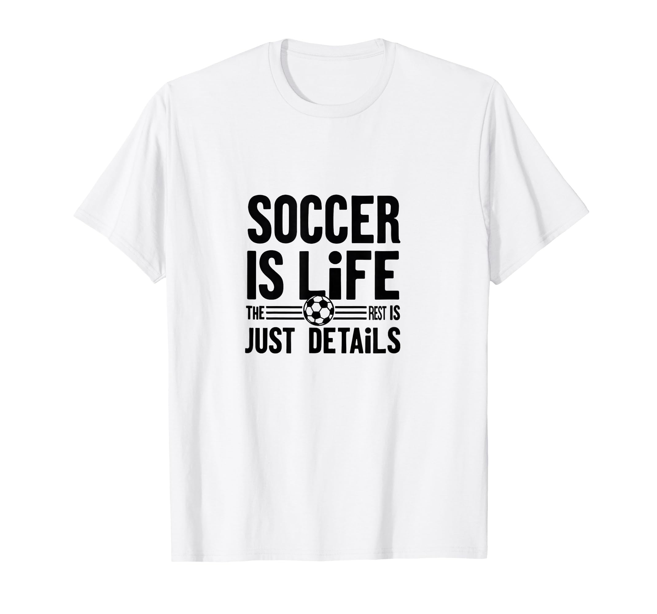 Soccer Is Life Soccer Dads Sporty Passion T-Shirt - Unique Graphic Unisex