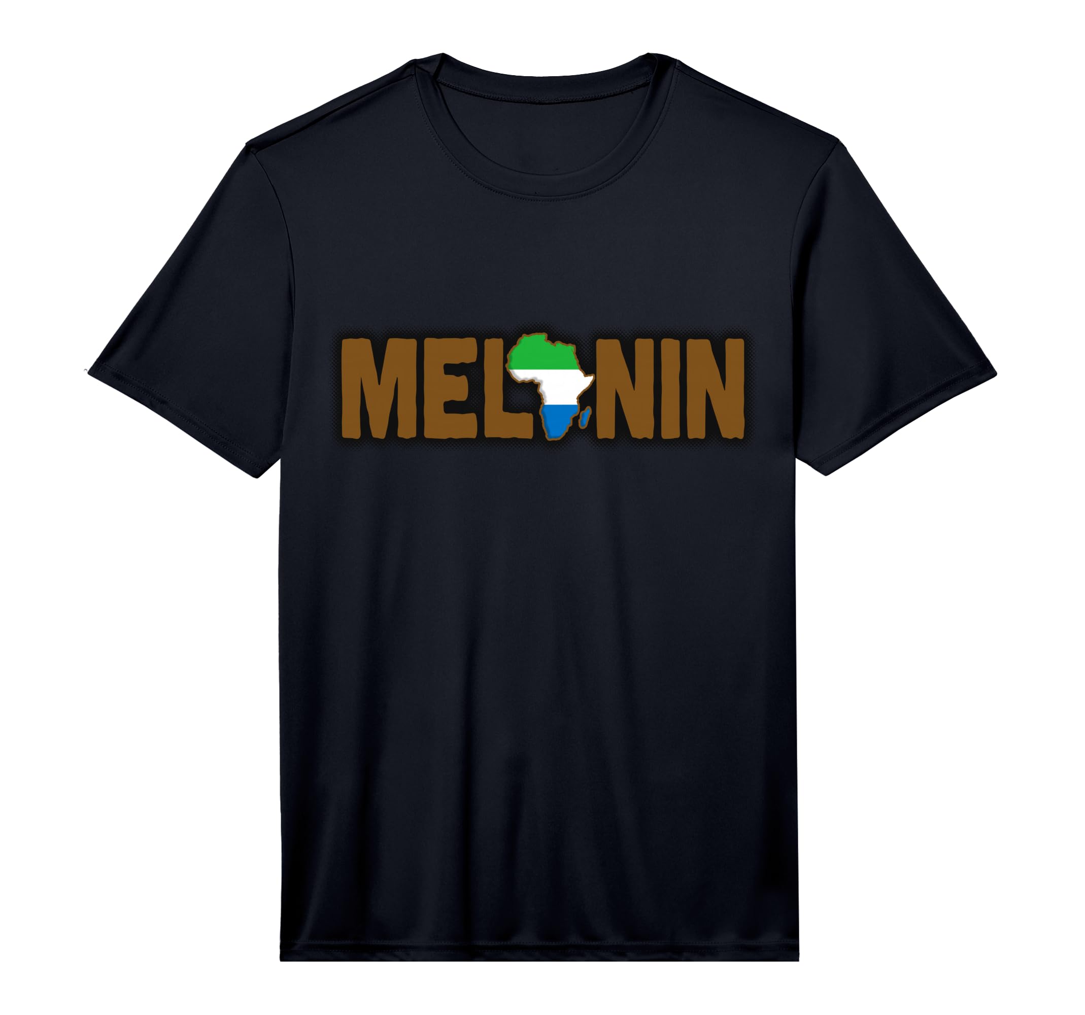 Africa Black Melanin Power Sierra T-Shirt - Aesthetic Graphic for Adults