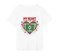 My Heart Is That Field Soccer Fan T-Shirt - Fun Novelty Design Unisex
