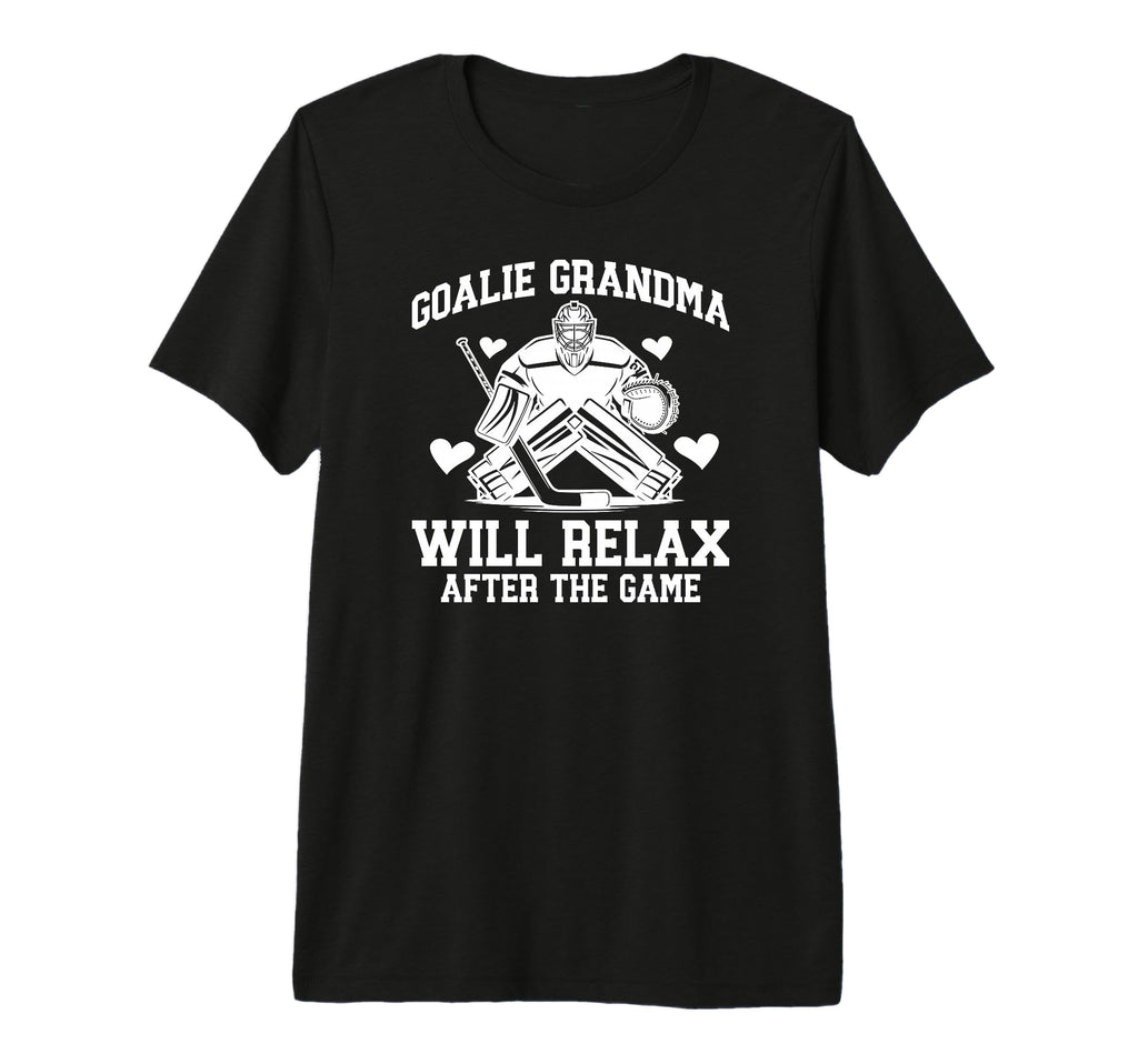 Funny Hockey Goalie Grandma Ice T-Shirt - Aesthetic Graphic for Adults