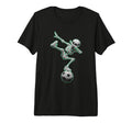 Dabbing Skeleton Soccer Spooky Season T-Shirt - Graphic Print for Adults
