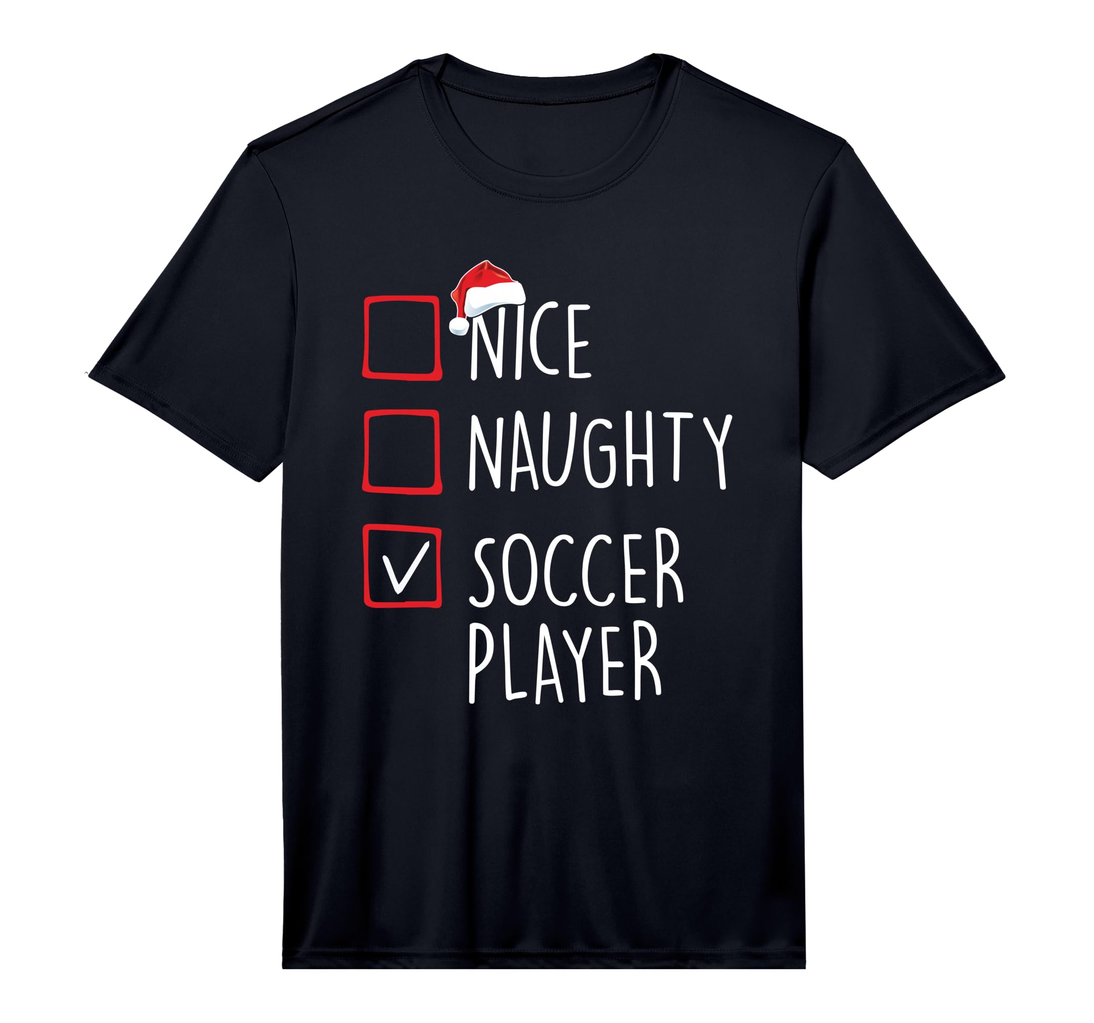 Nice Naughty Soccer Player Mens T-Shirt - Streetwear Style for Adults