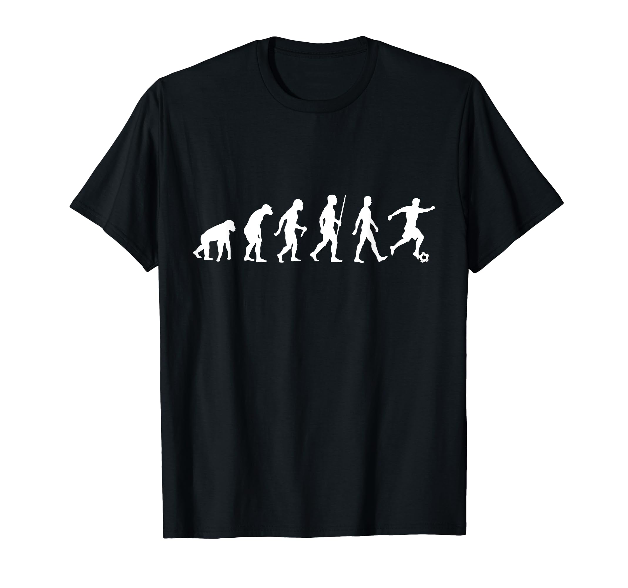 Funny Soccer Evolution Soccer Player Gift T-Shirt - Custom Art Print Unisex