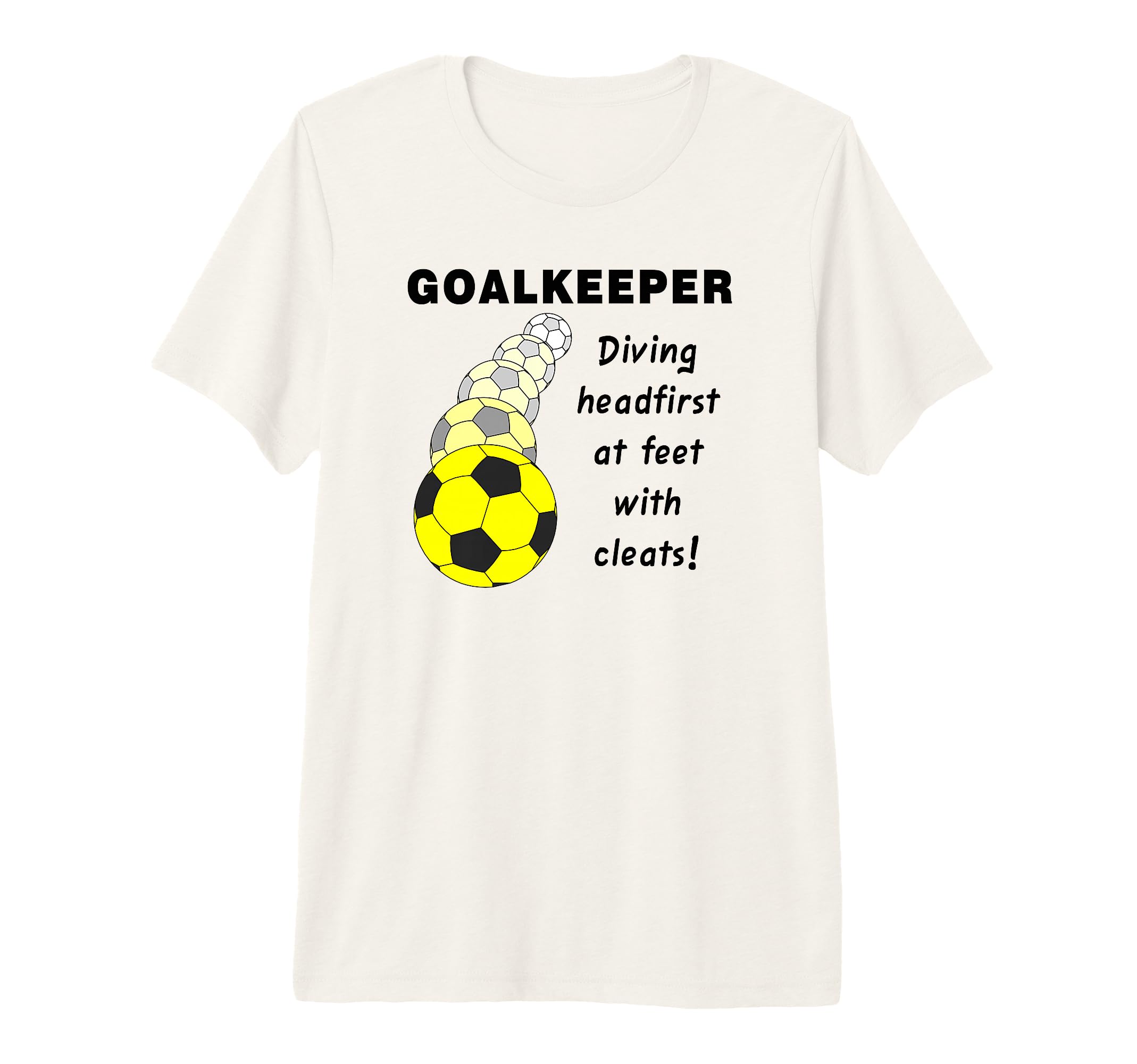 Soccer Goalkeeper Tri Blend T-Shirt - Novelty Apparel Unisex