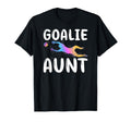 Soccer Goalie Aunt Soccer Keeper T-Shirt - Minimalist Print Men Women