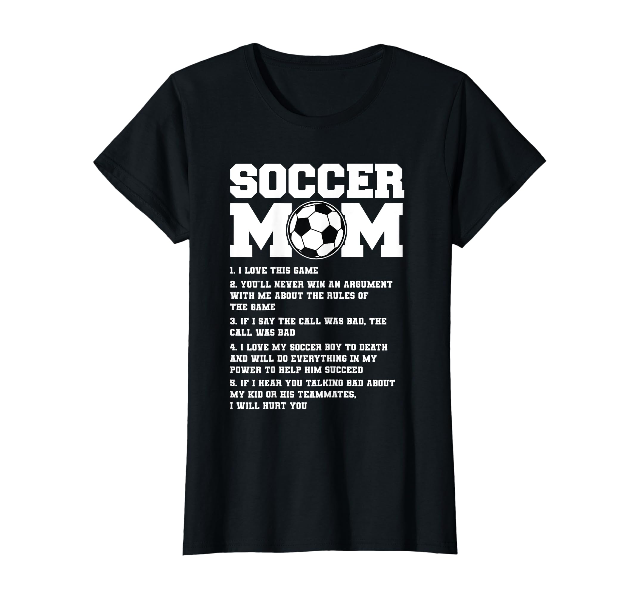 Soccer Mom 1 I Love This Game Soccer T-Shirt - Aesthetic Graphic Unisex