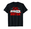 Soccer Sister Coquette Soccer Players T-Shirt - Unique Graphic for Adults